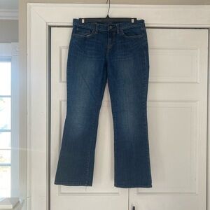 GAP Women's Flare Jeans in Deep Blue